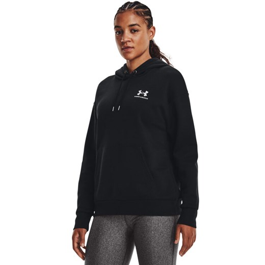Under Armour Bluza Essential 1373033 Czarny Relaxed Fit ze sklepu MODIVO w kategorii Bluzy damskie - zdjęcie 182720181