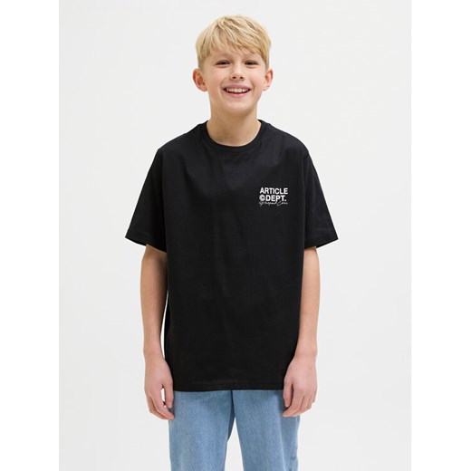 Jack&Jones Junior T-Shirt Dynamic Dust 12274677 Czarny Loose Fit ze sklepu MODIVO w kategorii T-shirty chłopięce - zdjęcie 182720184
