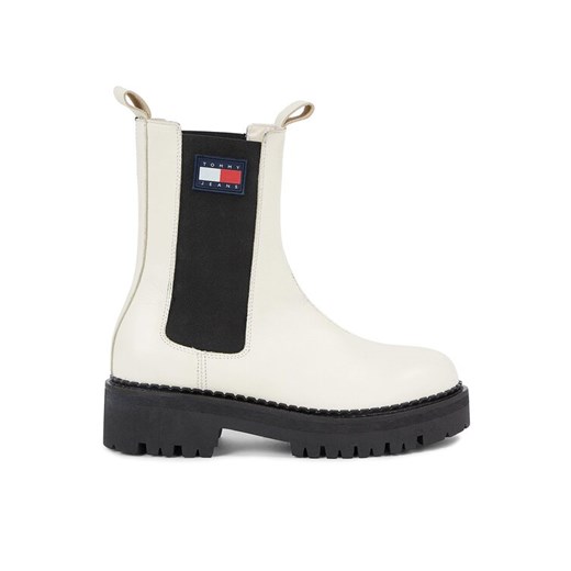 Tommy Jeans Sztyblety Tjw Urban Chelsea EN0EN02298 Biały ze sklepu MODIVO w kategorii Botki - zdjęcie 182720204