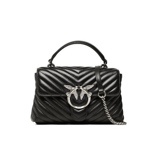 Pinko Torebka Love Lady Puff Mini Cl PE 23 PLTT 100044 A0GK Czarny ze sklepu MODIVO w kategorii Listonoszki - zdjęcie 182720222