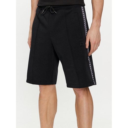 Hugo Szorty sportowe Desort 50510122 Czarny Relaxed Fit ze sklepu MODIVO w kategorii Spodenki męskie - zdjęcie 182720223