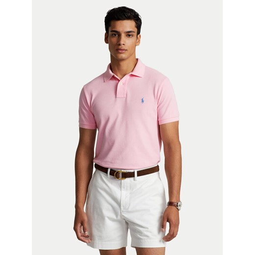 Polo Ralph Lauren Polo Core Replen 710782592 Różowy Custom Slim Fit ze sklepu MODIVO w kategorii T-shirty męskie - zdjęcie 182720260