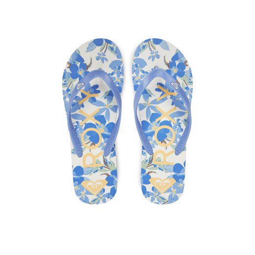 Roxy Japonki ARJL100869 Niebieski ze sklepu MODIVO w kategorii Klapki damskie - zdjęcie 182720341