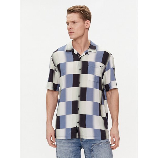 Vans Koszula Emory Ss Woven VN000G7E Niebieski Regular Fit ze sklepu MODIVO w kategorii Koszule męskie - zdjęcie 182720401