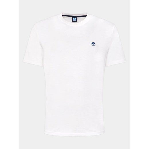 North Sails T-Shirt Bollo 692970 Biały Regular Fit North Sails M MODIVO