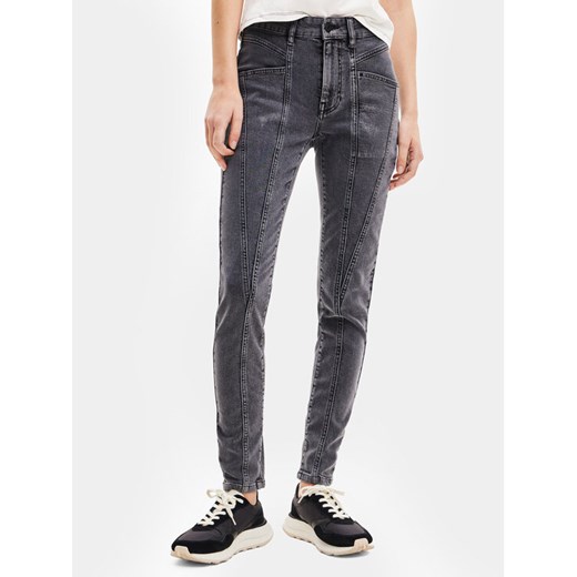 Desigual Jeansy 23WWDD91 Szary Slim Fit ze sklepu MODIVO w kategorii Jeansy damskie - zdjęcie 182720473