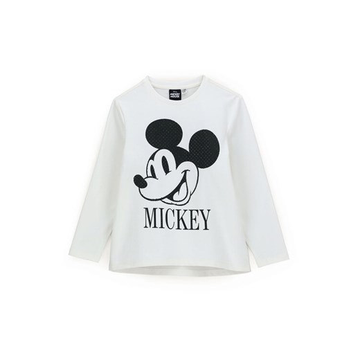 Original Marines Bluzka MICKEY MOUSE DCAV3521F Biały Regular Fit ze sklepu MODIVO w kategorii Bluzki dziewczęce - zdjęcie 182720534