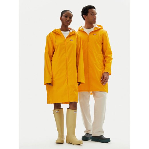 Hunter Kurtka przeciwdeszczowa Andrea Unisex HARU0002243 Żółty Regular Fit ze sklepu MODIVO w kategorii Kurtki męskie - zdjęcie 182720582