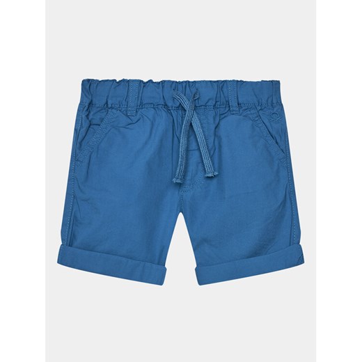 United Colors Of Benetton Szorty materiałowe 4AC7G900O Niebieski Regular Fit ze sklepu MODIVO w kategorii Spodenki chłopięce - zdjęcie 182720603