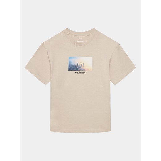 Jack&Jones Junior T-Shirt Vesterbro 12253960 Szary Loose Fit ze sklepu MODIVO w kategorii T-shirty chłopięce - zdjęcie 182720610