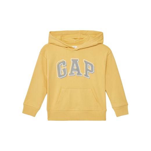 Gap Bluza 743971-01 Żółty Regular Fit ze sklepu MODIVO w kategorii Bluzy chłopięce - zdjęcie 182720612