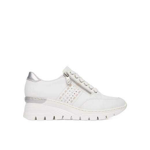 Rieker Sneakersy N8321-80 Biały ze sklepu MODIVO w kategorii Buty sportowe damskie - zdjęcie 182720660