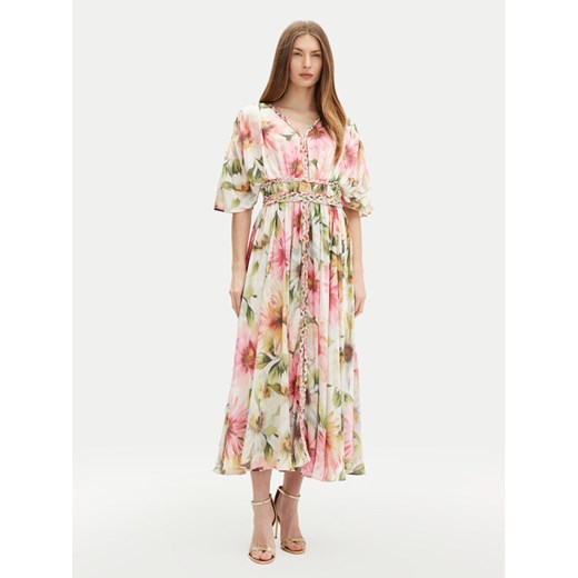 Guess Sukienka codzienna W5PK1Z WHHF0 Kolorowy Regular Fit ze sklepu MODIVO w kategorii Sukienki - zdjęcie 182720681