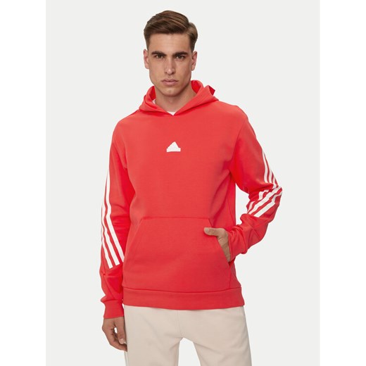 adidas Bluza Future Icons 3-Stripes IR9229 Pomarańczowy Regular Fit ze sklepu MODIVO w kategorii Bluzy męskie - zdjęcie 182720791