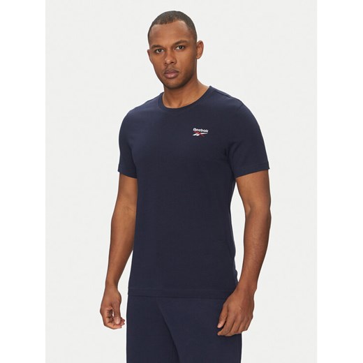 Reebok T-Shirt 100059647 Granatowy Regular Fit ze sklepu MODIVO w kategorii T-shirty męskie - zdjęcie 182720824