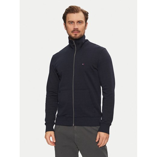 Tommy Hilfiger Bluza Essential MW0MW38084 Granatowy Regular Fit ze sklepu MODIVO w kategorii Bluzy męskie - zdjęcie 182720933