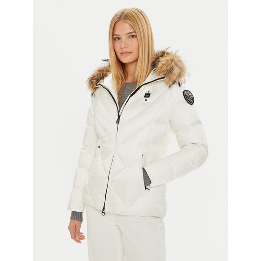 Blauer Kurtka puchowa 24WBLDC03051 006047 Biały Regular Fit ze sklepu MODIVO w kategorii Kurtki damskie - zdjęcie 182720941