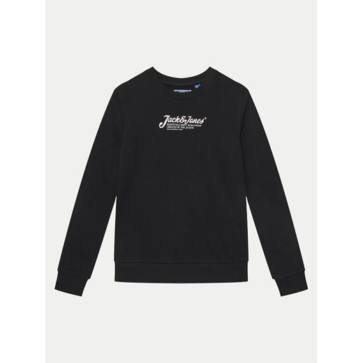 Jack&Jones Junior Bluza Beau 12269849 Czarny Regular Fit ze sklepu MODIVO w kategorii Bluzy chłopięce - zdjęcie 182720991