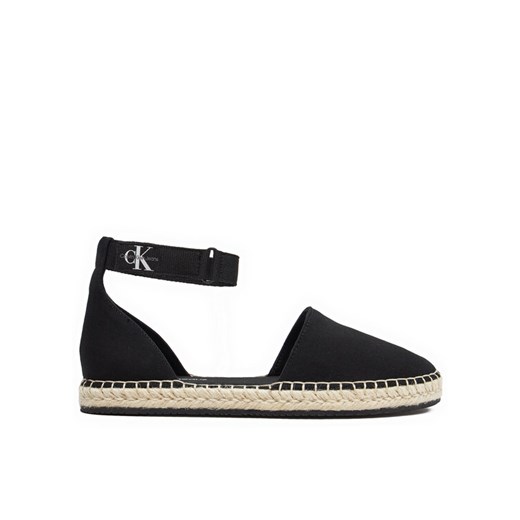 Calvin Klein Jeans Espadryle Ankle Espadrille Btw YW0YW01027 Czarny ze sklepu MODIVO w kategorii Espadryle damskie - zdjęcie 182721112