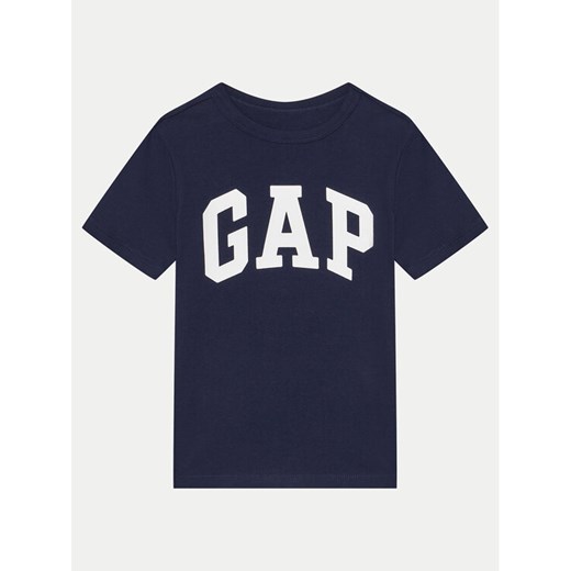 Gap T-Shirt 424016-12 Granatowy Regular Fit ze sklepu MODIVO w kategorii T-shirty chłopięce - zdjęcie 182721134