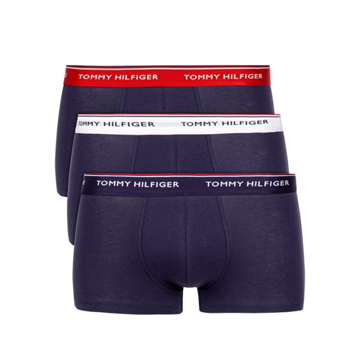 Tommy Hilfiger Komplet 3 par bokserek 3P Lr Trunk 1U87903841 Granatowy ze sklepu MODIVO w kategorii Majtki męskie - zdjęcie 182721151