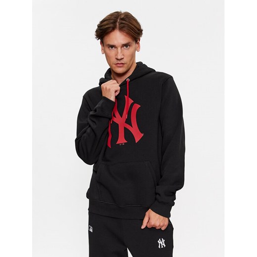 47 Brand Bluza New York Yankees BB017PEMIBR601131JK Czarny Regular Fit ze sklepu MODIVO w kategorii Bluzy męskie - zdjęcie 182721174
