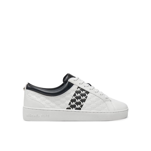 MICHAEL Michael Kors Sneakersy Juno Stripe Lace Up 43T4JUFSAL Biały ze sklepu MODIVO w kategorii Buty sportowe damskie - zdjęcie 182721210