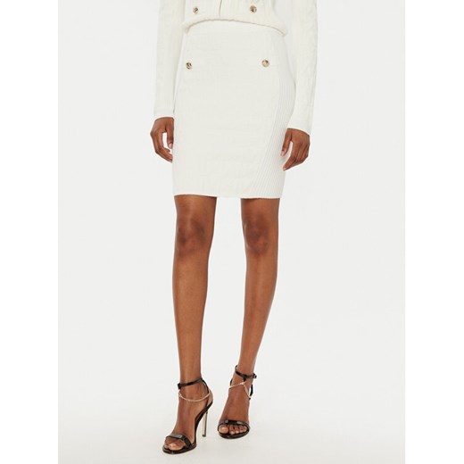 Marciano Guess Spódnica ołówkowa 4BGD01 5661Z Biały Slim Fit ze sklepu MODIVO w kategorii Spódnice - zdjęcie 182721250