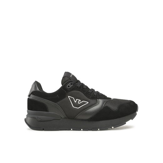 Emporio Armani Sneakersy X4X642 XN951 A083 Czarny ze sklepu MODIVO w kategorii Buty sportowe męskie - zdjęcie 182721251