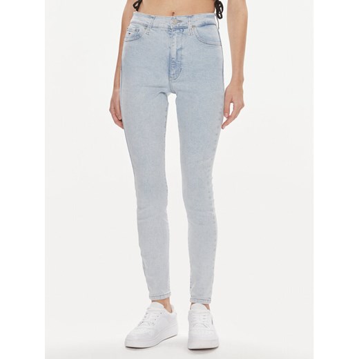 Tommy Jeans Jeansy Sylvia DW0DW17589 Niebieski Skinny Fit ze sklepu MODIVO w kategorii Jeansy damskie - zdjęcie 182721263