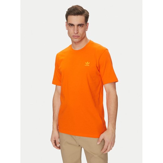 adidas T-Shirt Trefoil Essentials JC9995 Pomarańczowy Regular Fit ze sklepu MODIVO w kategorii T-shirty męskie - zdjęcie 182721274
