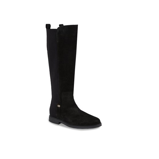 Tommy Hilfiger Oficerki Tommy Essentials Longboot FW0FW07476 Czarny ze sklepu MODIVO w kategorii Kozaki damskie - zdjęcie 182721280