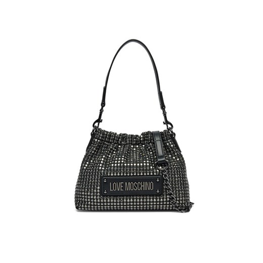 LOVE MOSCHINO Torebka JC4138PP1MLL100A Czarny ze sklepu MODIVO w kategorii Torebki worki - zdjęcie 182721291