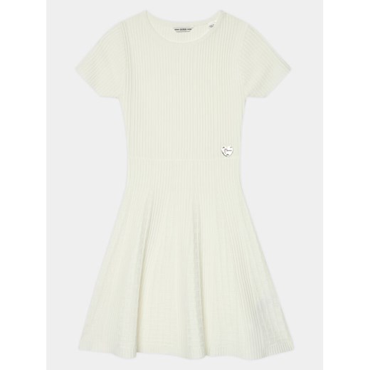 Guess Sukienka codzienna J4RK42 5012Z Beżowy Slim Fit ze sklepu MODIVO w kategorii Sukienki dziewczęce - zdjęcie 182721293