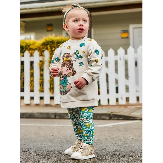 Mayoral Komplet bluzka i legginsy 2711 Zielony Regular Fit ze sklepu MODIVO w kategorii Komplety niemowlęce - zdjęcie 182721301