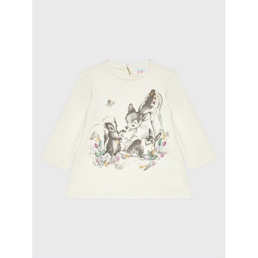 Original Marines Bluzka DISNEY DCAV1566NF Écru Regular Fit ze sklepu MODIVO w kategorii Bluzki dziewczęce - zdjęcie 182721341