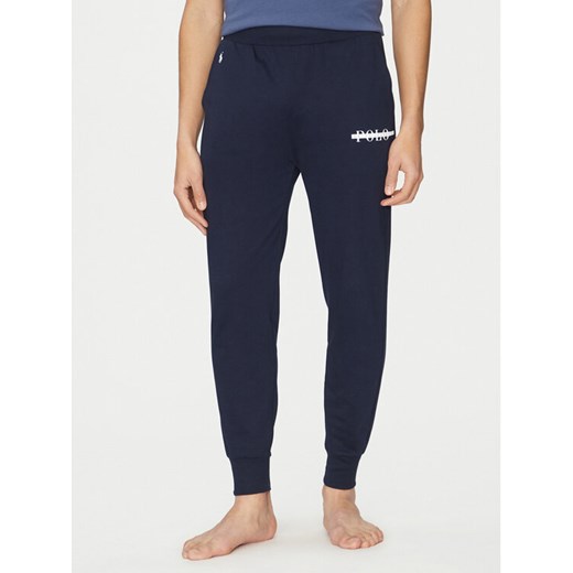 Polo Ralph Lauren Spodnie dresowe 714966108003 Granatowy Regular Fit ze sklepu MODIVO w kategorii Spodnie męskie - zdjęcie 182721353
