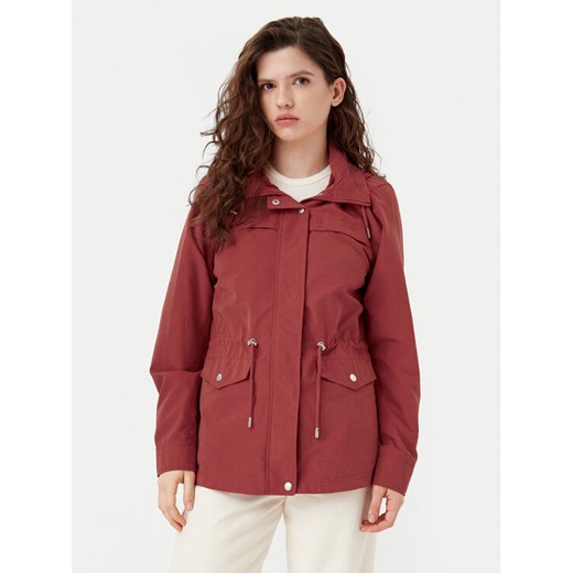 ONLY Parka New Starline 15218612 Czerwony Regular Fit ze sklepu MODIVO w kategorii Parki damskie - zdjęcie 182721370