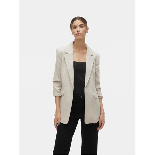 Vero Moda Marynarka Frida 10306404 Szary Regular Fit ze sklepu MODIVO w kategorii Marynarki damskie - zdjęcie 182721381
