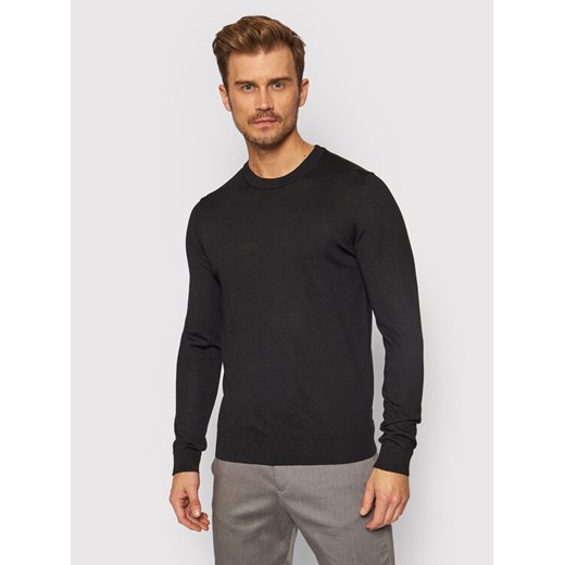 Selected Homme Sweter Town 16079772 Czarny Regular Fit ze sklepu MODIVO w kategorii Swetry męskie - zdjęcie 182721462