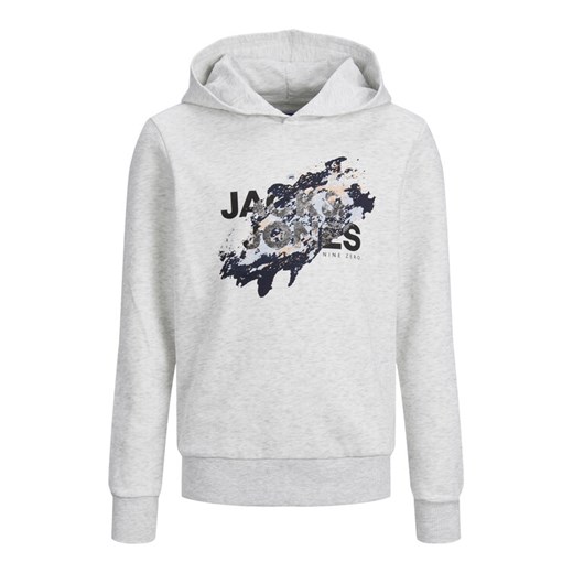 Jack&Jones Junior Bluza 12237210 Szary Regular Fit ze sklepu MODIVO w kategorii Bluzy chłopięce - zdjęcie 182721464