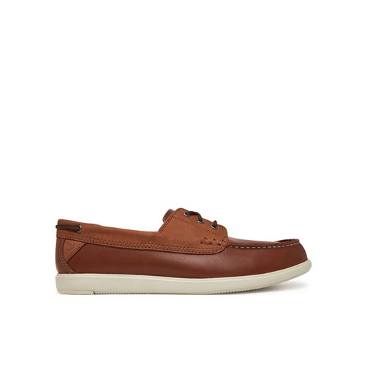 Clarks Mokasyny Bratton Boat 26181273 Brązowy ze sklepu MODIVO w kategorii Mokasyny męskie - zdjęcie 182721480