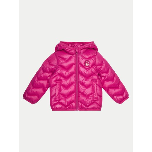 United Colors Of Benetton Kurtka zimowa 21INGN02Z Różowy Regular Fit ze sklepu MODIVO w kategorii Kurtki dziewczęce - zdjęcie 182721512