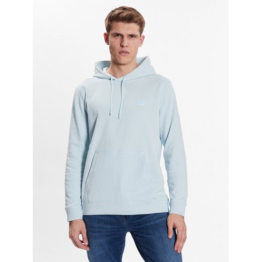 Boss Bluza 50468445 Niebieski Regular Fit ze sklepu MODIVO w kategorii Bluzy męskie - zdjęcie 182721532