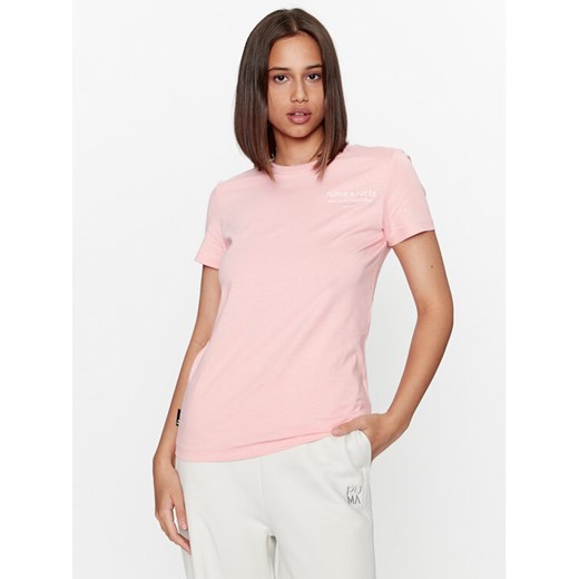 Puma T-Shirt Puma Team Graphic 621437 Różowy Regular Fit Puma S MODIVO