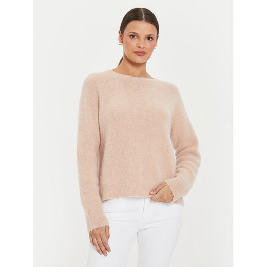 Kontatto Sweter 3M0229 Beżowy Relaxed Fit ze sklepu MODIVO w kategorii Swetry damskie - zdjęcie 182721661