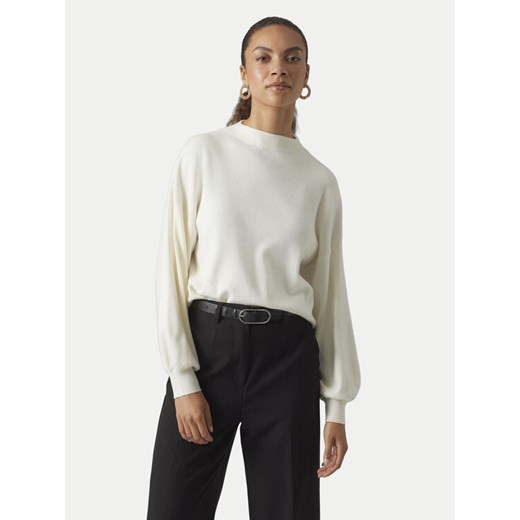 Vero Moda Sweter Nancy 10290748 Beżowy Regular Fit ze sklepu MODIVO w kategorii Swetry damskie - zdjęcie 182721704