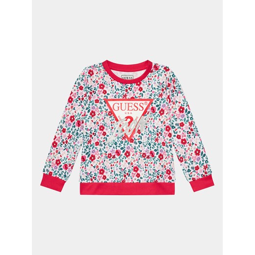 Guess Bluza K4RQ00 KA6R3 Kolorowy Regular Fit ze sklepu MODIVO w kategorii Bluzy dziewczęce - zdjęcie 182721710