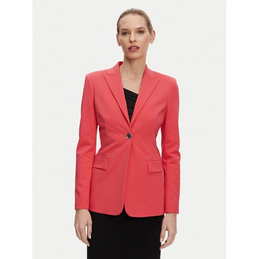 PINKO Marynarka 104903 A1L3 Koralowy Regular Fit ze sklepu MODIVO w kategorii Marynarki damskie - zdjęcie 182721711