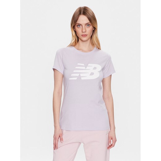 New Balance T-Shirt Classic Flying Nb Graphic WT03816 Fioletowy Athletic Fit ze sklepu MODIVO w kategorii Bluzki damskie - zdjęcie 182721714